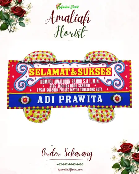Papan Bunga Ucapan Selamat Pekauman