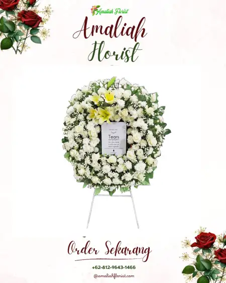 Krans Bunga Duka Pekauman